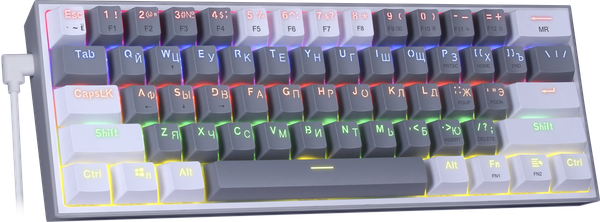 Изображение товара Клавиатура Redragon Fizz / 72602 (белый/серый)