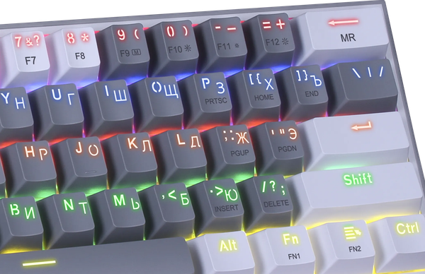 Изображение товара Клавиатура Redragon Fizz / 72602 (белый/серый)
