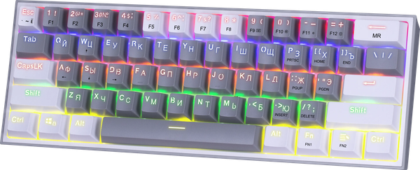 Изображение товара Клавиатура Redragon Fizz / 72602 (белый/серый)