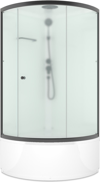 Изображение товара Душевая кабина Domani-Spa Simple 99 High 90x90 / DS01Sm99HWM00.Gt-V1.2-Black