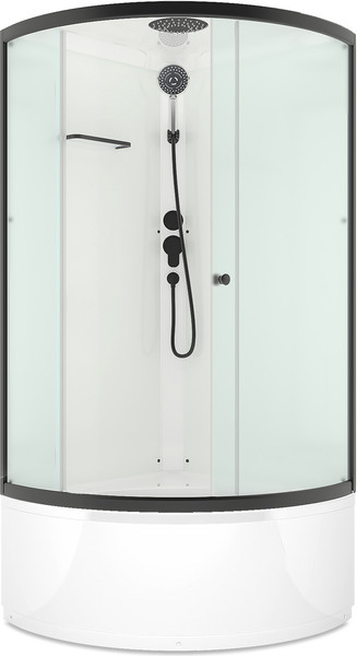 Изображение товара Душевая кабина Domani-Spa Simple 99 High 90x90 / DS01Sm99HWM00.Gt-V1.2-Black