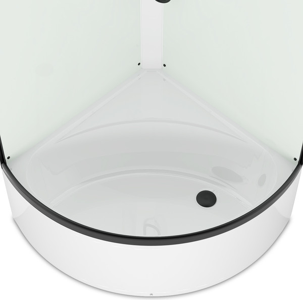 Изображение товара Душевая кабина Domani-Spa Simple 99 High 90x90 / DS01Sm99HWM00.Gt-V1.2-Black