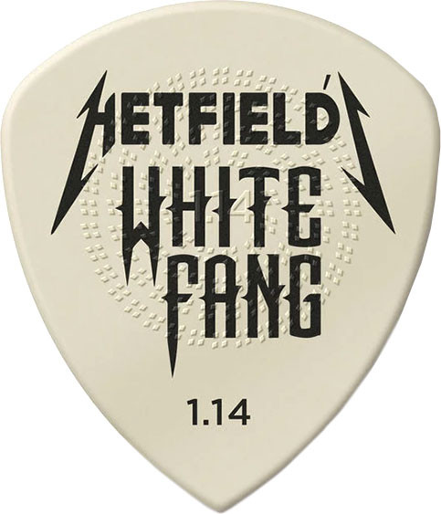 Изображение товара Медиатор Dunlop Manufacturing PH122R1.14 Hetfield's White Fang Custom Flow