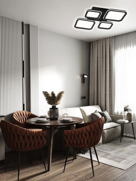 Изображение товара Люстра Aitin-Pro N9304/2+2S (черный)