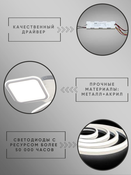 Изображение товара Люстра Aitin-Pro N9304/3M (белый)