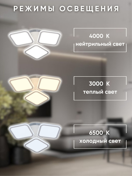 Изображение товара Люстра Aitin-Pro N9304/3M (белый)