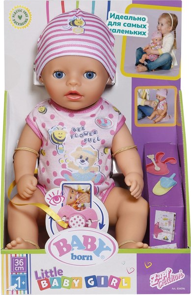 Изображение товара Пупс с аксессуарами Baby Born Лена. С магическими глазками / 42481