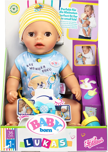 Изображение товара Пупс с аксессуарами Baby Born Лукас. С магическими глазками / 42865