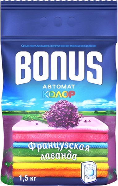 Изображение товара Стиральный порошок БЗПИ Bonus Автомат Колор Французская лаванда 23с591-3567 (1.5кг)
