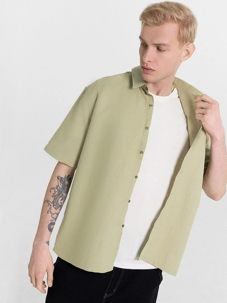 Изображение товара Рубашка Mark Formelle 111847/1 (р.104-188, зеленый чай)