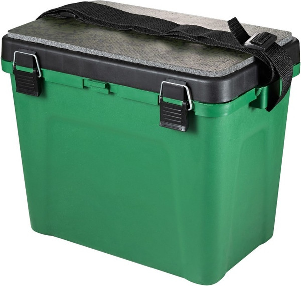 Изображение товара Ящик рыболовный Три Кита Малый 310x360x240 / 013.2195 (зеленый)