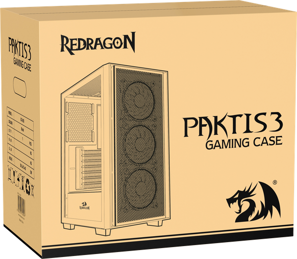 Изображение товара Корпус для компьютера Redragon Paktis3 / 72059