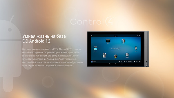 Изображение товара Монитор IP-видеодомофона Akuvox S563W (серый)