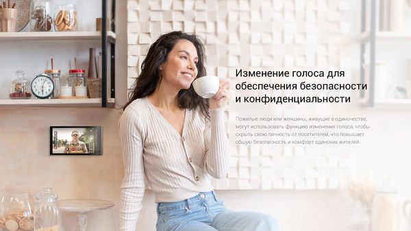 Изображение товара Монитор IP-видеодомофона Akuvox S563W (серый)