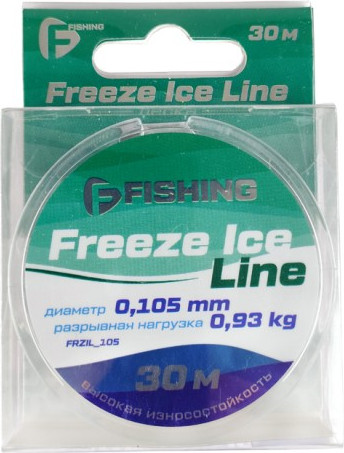 Изображение товара Леска монофильная F-Fishing Freeze Ice Line 30м 0.105мм 0.93кг / FFRZIL_105