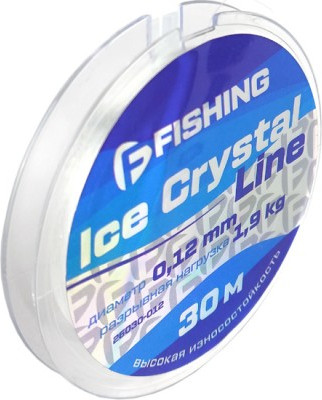 Изображение товара Леска монофильная F-Fishing Ice Crystal Line 30м 0.12мм / F26030-012