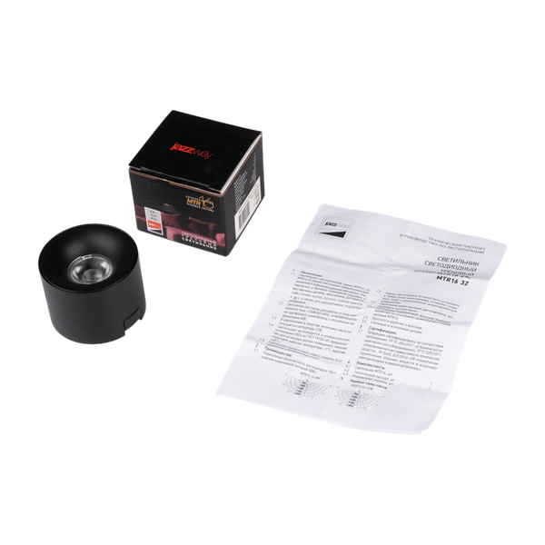 Изображение товара Трековый светильник JAZZway MTR16 3208 8w 3000K 25 BL IP20 / 5057111 (черный)