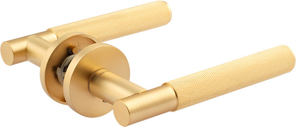 Изображение товара Ручка дверная Нора-М Slim 139А / 19901 (сатиновое золото)