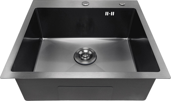 Изображение товара Мойка кухонная Asteria A5550NB-D1 (черный декор)