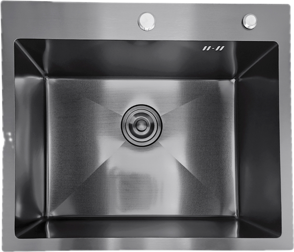 Изображение товара Мойка кухонная Asteria A6050NB-D1 (черный декор)