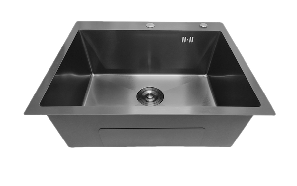 Изображение товара Мойка кухонная Asteria A6050NB-D1 (черный декор)