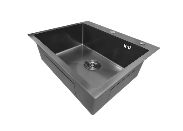 Изображение товара Мойка кухонная Asteria A6050NB-D1 (черный декор)