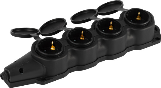 Изображение товара Колодка удлинителя ЭРА KX-4e-B-IP44 / Б0068394