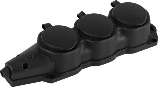 Изображение товара Колодка удлинителя ЭРА KX-3e-B-IP44 / Б0068453