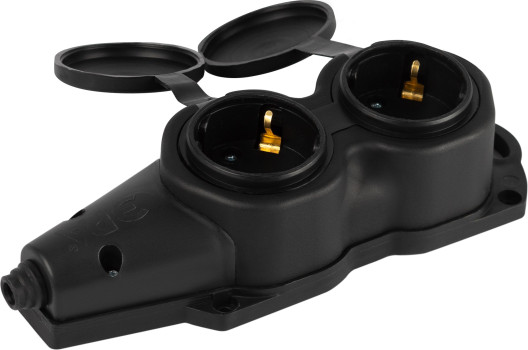 Изображение товара Колодка удлинителя ЭРА KX-2e-B-IP44 / Б0068451
