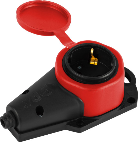 Изображение товара Колодка удлинителя ЭРА KX-1e-RED-IP44 / Б0068412