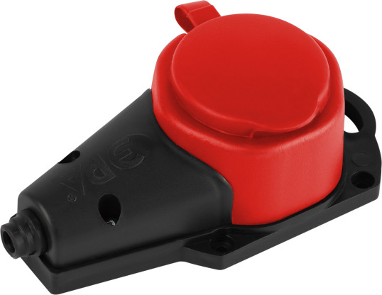 Изображение товара Колодка удлинителя ЭРА KX-1e-RED-IP44 / Б0068412