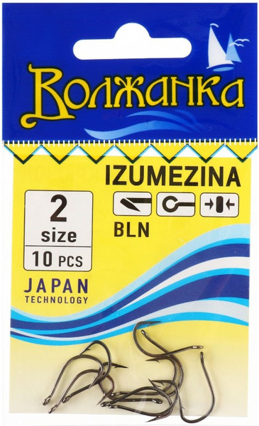 Изображение товара Набор крючков рыболовных Волжанка Izumezina / SW-002-2 (10шт)