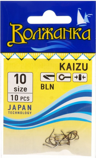 Изображение товара Набор крючков рыболовных Волжанка Kaizu / SW-003-10 (10шт)