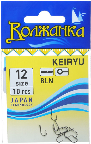 Изображение товара Набор крючков рыболовных Волжанка Keiryu / SW-029-12 (10шт)