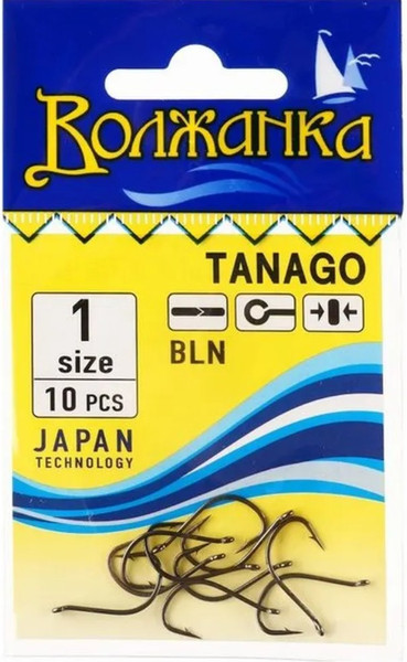 Изображение товара Набор крючков рыболовных Волжанка Tanago / SW-010-1 (10шт)