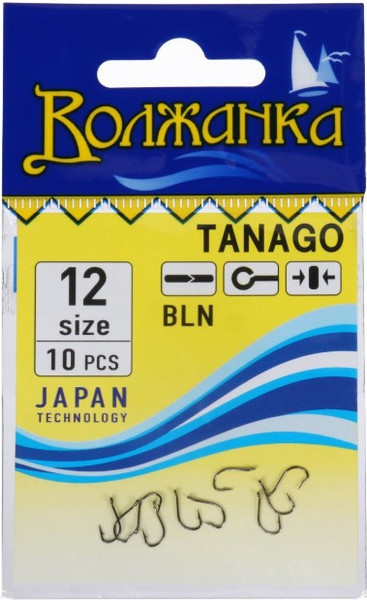 Изображение товара Набор крючков рыболовных Волжанка Tanago / SW-010-12 (10шт)