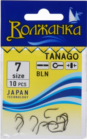 Изображение товара Набор крючков рыболовных Волжанка Tanago / SW-010-7 (10шт)