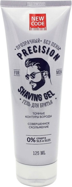 Изображение товара Гель для бритья New Code Precision Прозрачный без пены (125мл)