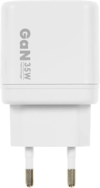 Изображение товара Адаптер питания сетевой BoraSCO 35W Type C/Type A / 52388 (белый)