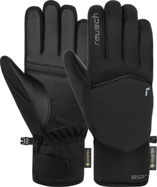Изображение товара Перчатки лыжные Reusch Amira Gore-Tex / 6431389-7702 (р.6, Black/Silver)