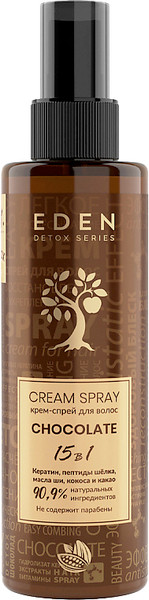 Изображение товара Спрей для укладки волос Eden Detox Chocolate 15в1 (200мл)