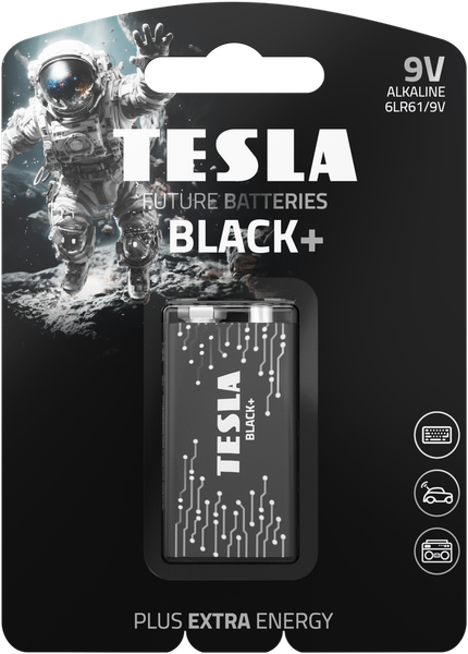 Изображение товара Батарейка Tesla Batteries Black+ 6LR61 BP