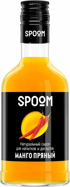 Изображение товара Сироп Spoom Манго пряный (250мл)