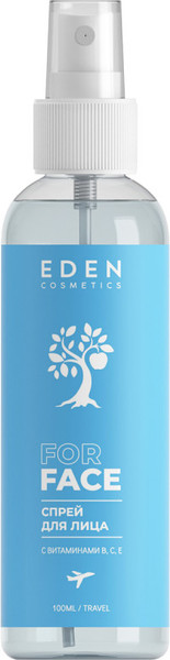 Изображение товара Спрей для лица Eden с витаминами B, C, E (100мл)
