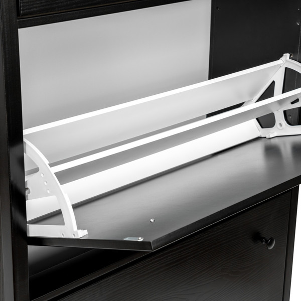 Изображение товара Тумба для обуви Импэкс Leset Токе 3 ящика (черный)