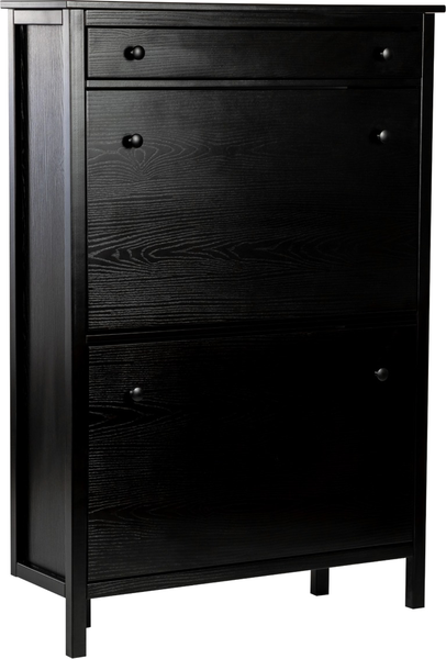 Изображение товара Тумба для обуви Импэкс Leset Токе 3 ящика (черный)