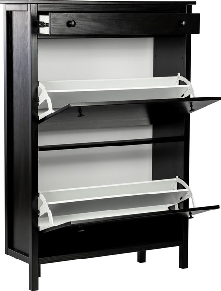 Изображение товара Тумба для обуви Импэкс Leset Токе 3 ящика (черный)