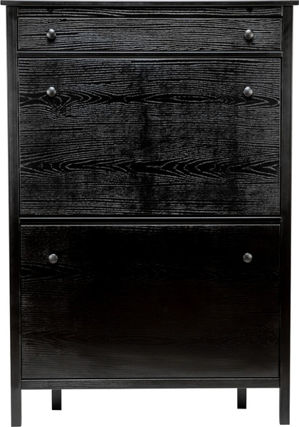 Изображение товара Тумба для обуви Импэкс Leset Токе 3 ящика (черный)