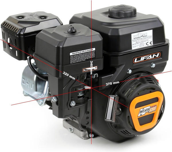 Изображение товара Двигатель бензиновый Lifan KP230  / 01621 (вал 20мм, 8.5лс )
