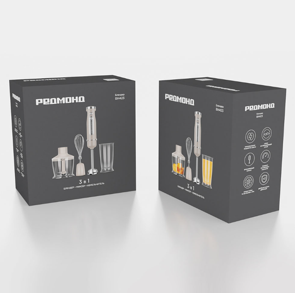 Изображение товара Блендер погружной Redmond BH423 (бежевый)